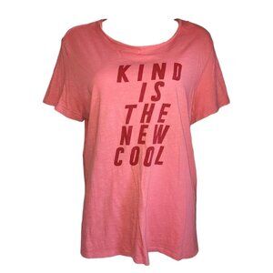 Dip‎ T Shirt Top XL Solid All Pink Short Sleeve Pullover Kind Is The New Cool